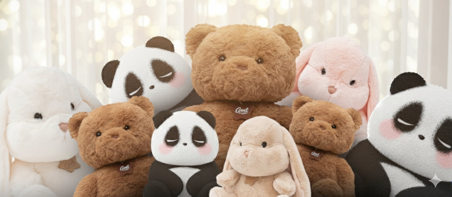 毛绒治愈天团全家福